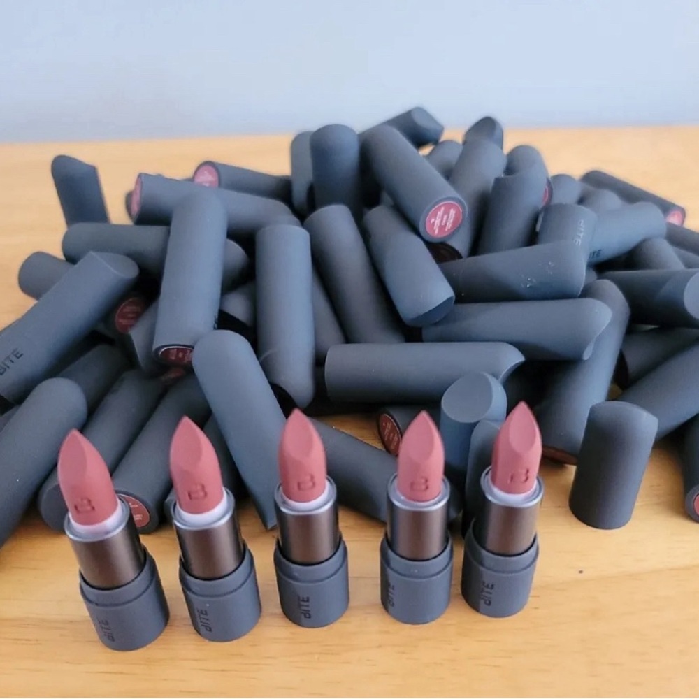 10Pcs x Bite Beauty Power Move Soft Matte Lipstick CHAI TRAVEL SIZE Gorgeous New